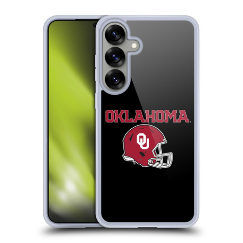 University of Oklahoma OU The University of Oklahoma Helmet Logotype Soft Gel Case for Samsung Galaxy S25+