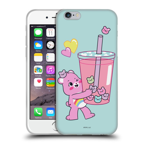 Care Bears Sweet And Savory Cheer Drink Soft Gel Case for Apple iPhone 6 / iPhone 6s
