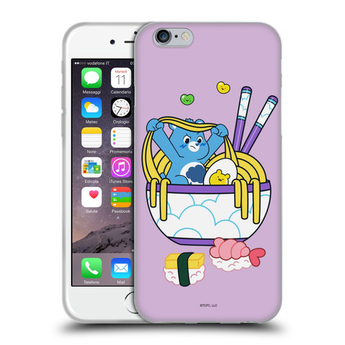 Care Bears Sweet And Savory Grumpy Ramen Sushi Soft Gel Case for Apple iPhone 6 / iPhone 6s