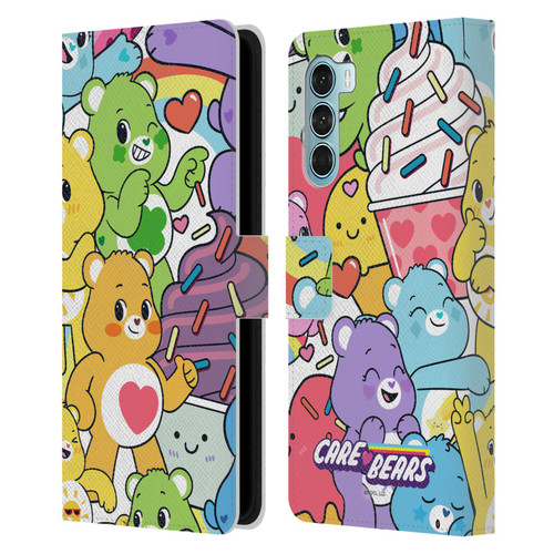 Care Bears Sweet And Savory Character Pattern Leather Book Wallet Case Cover For Motorola Edge S30 / Moto G200 5G