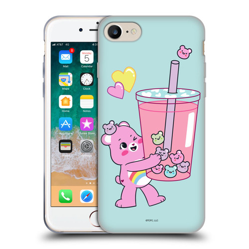 Care Bears Sweet And Savory Cheer Drink Soft Gel Case for Apple iPhone 7 / 8 / SE 2020 & 2022