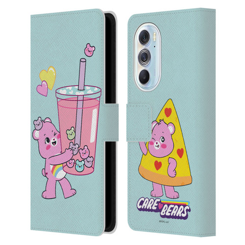 Care Bears Sweet And Savory Cheer Drink Leather Book Wallet Case Cover For Motorola Edge X30