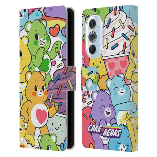 Care Bears Sweet And Savory Character Pattern Leather Book Wallet Case Cover For Motorola Edge X30