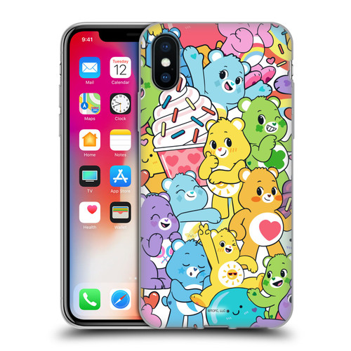 Care Bears Sweet And Savory Character Pattern Soft Gel Case for Apple iPhone X / iPhone XS