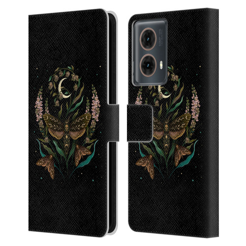 Episodic Drawing Illustration Animals Death Head Leather Book Wallet Case Cover For Motorola Moto G85