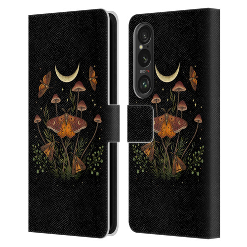 Episodic Drawing Illustration Animals Autumn Light Underwings Leather Book Wallet Case Cover For Sony Xperia 1 VI 5G