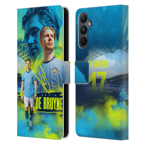 Manchester City Man City FC 2024/25 First Team Kevin De Bruyne Leather Book Wallet Case Cover For Samsung Galaxy A05s