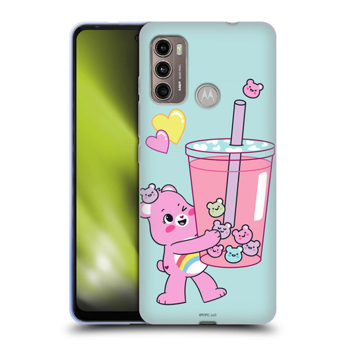 Care Bears Sweet And Savory Cheer Drink Soft Gel Case for Motorola Moto G60 / Moto G40 Fusion