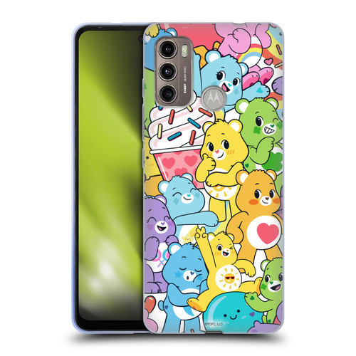 Care Bears Sweet And Savory Character Pattern Soft Gel Case for Motorola Moto G60 / Moto G40 Fusion