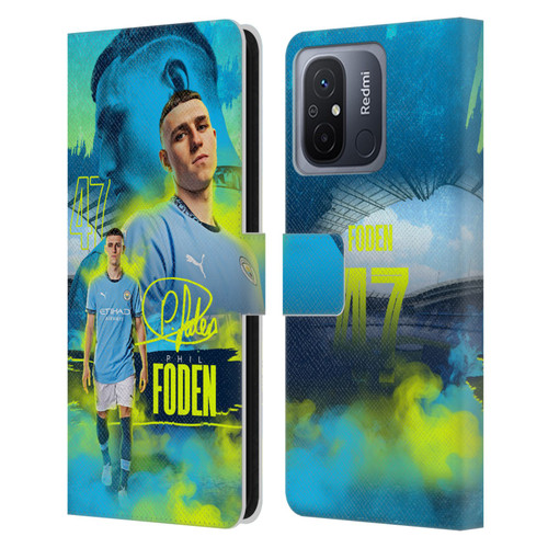 Manchester City Man City FC 2024/25 First Team Phil Foden Leather Book Wallet Case Cover For Xiaomi Redmi 12C