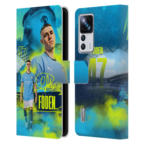 Manchester City Man City FC 2024/25 First Team Phil Foden Leather Book Wallet Case Cover For Xiaomi 12T Pro