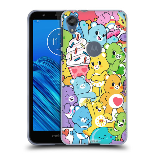 Care Bears Sweet And Savory Character Pattern Soft Gel Case for Motorola Moto E6
