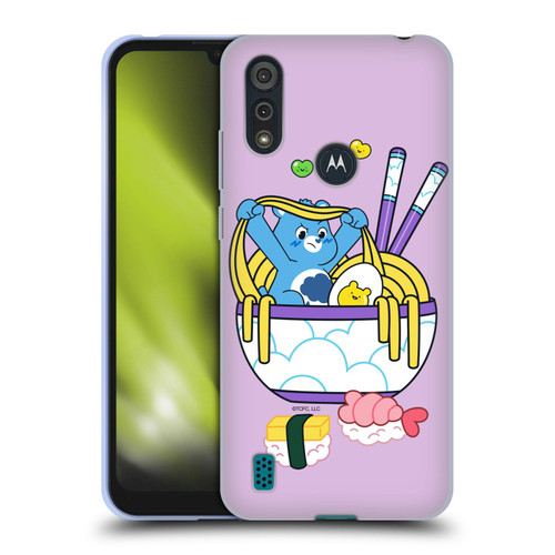 Care Bears Sweet And Savory Grumpy Ramen Sushi Soft Gel Case for Motorola Moto E6s (2020)