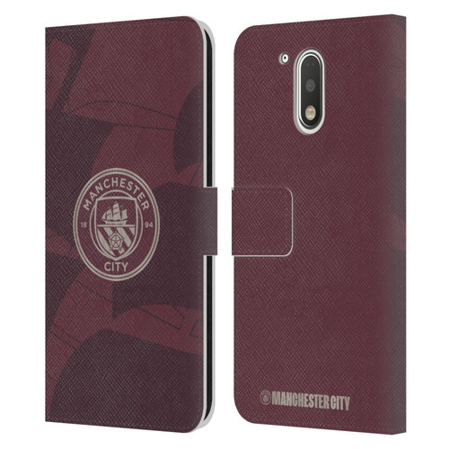 Manchester City Man City FC 2024/25 Badge Kit Third Leather Book Wallet Case Cover For Motorola Moto G41