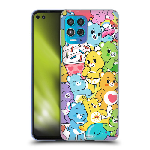 Care Bears Sweet And Savory Character Pattern Soft Gel Case for Motorola Moto G100