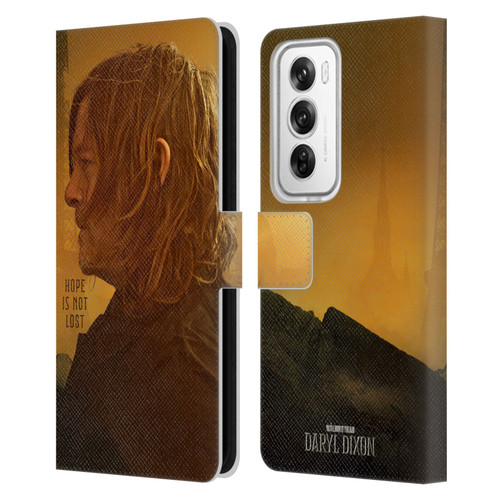 The Walking Dead: Daryl Dixon Key Art Hope Is Not Lost Leather Book Wallet Case Cover For OPPO Reno12 Pro 5G