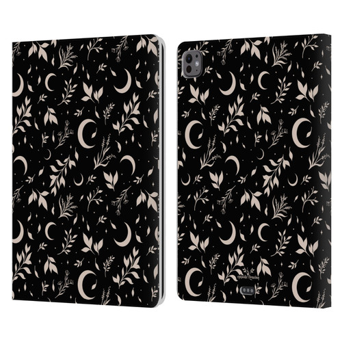 Episodic Drawing Florals & Serpents Moon Garden Leather Book Wallet Case Cover For Apple iPad Pro 13 M4 2024