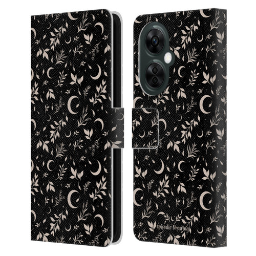 Episodic Drawing Florals & Serpents Moon Garden Leather Book Wallet Case Cover For OnePlus Nord CE 3 Lite 5G