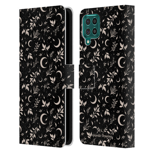 Episodic Drawing Florals & Serpents Moon Garden Leather Book Wallet Case Cover For Samsung Galaxy F62 (2021)