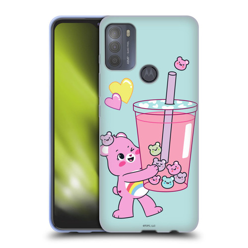 Care Bears Sweet And Savory Cheer Drink Soft Gel Case for Motorola Moto G50