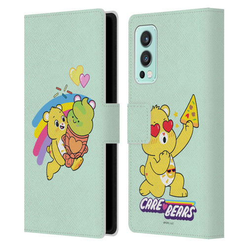 Care Bears Sweet And Savory Funshine Ice Cream Leather Book Wallet Case Cover For OnePlus Nord 2 5G