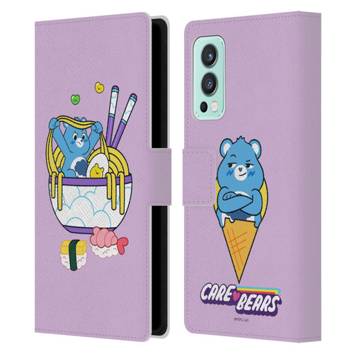 Care Bears Sweet And Savory Grumpy Ramen Sushi Leather Book Wallet Case Cover For OnePlus Nord 2 5G