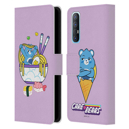 Care Bears Sweet And Savory Grumpy Ramen Sushi Leather Book Wallet Case Cover For OPPO Find X2 Neo 5G