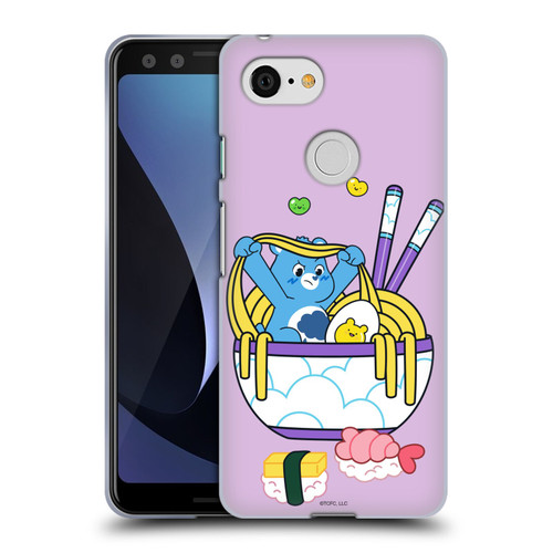 Care Bears Sweet And Savory Grumpy Ramen Sushi Soft Gel Case for Google Pixel 3