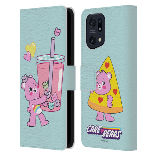 Care Bears Sweet And Savory Cheer Drink Leather Book Wallet Case Cover For OPPO Find X5