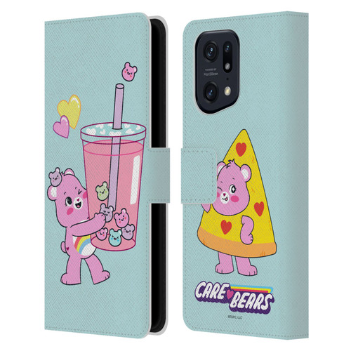 Care Bears Sweet And Savory Cheer Drink Leather Book Wallet Case Cover For OPPO Find X5 Pro