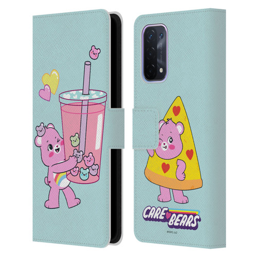 Care Bears Sweet And Savory Cheer Drink Leather Book Wallet Case Cover For OPPO A54 5G