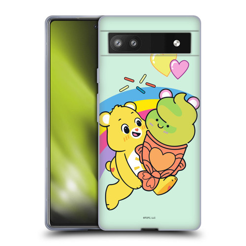 Care Bears Sweet And Savory Funshine Ice Cream Soft Gel Case for Google Pixel 6a