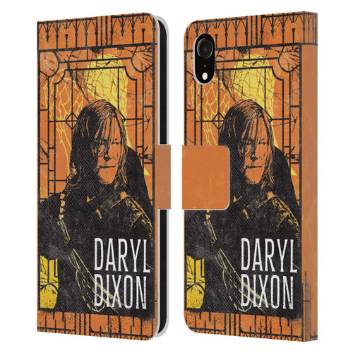 The Walking Dead: Daryl Dixon Graphics Character Art Leather Book Wallet Case Cover For Apple iPhone XR