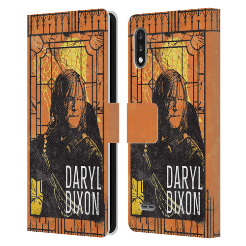 The Walking Dead: Daryl Dixon Graphics Character Art Leather Book Wallet Case Cover For LG K22