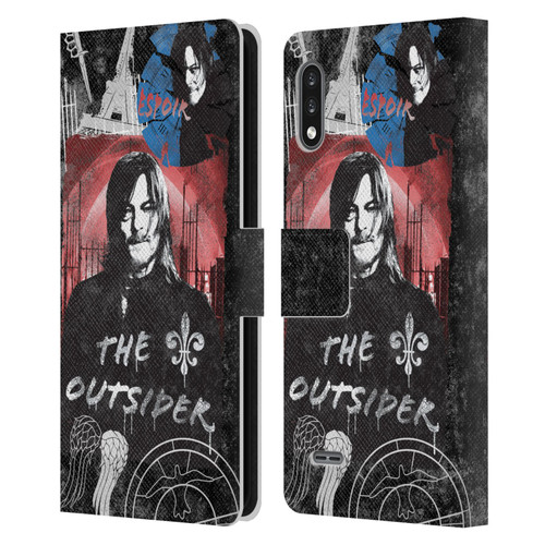 The Walking Dead: Daryl Dixon Graphics The Outsider Leather Book Wallet Case Cover For LG K22