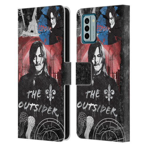 The Walking Dead: Daryl Dixon Graphics The Outsider Leather Book Wallet Case Cover For Nokia G42