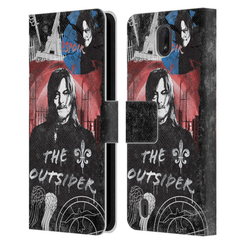 The Walking Dead: Daryl Dixon Graphics The Outsider Leather Book Wallet Case Cover For Nokia C01 Plus/C1 2nd Edition