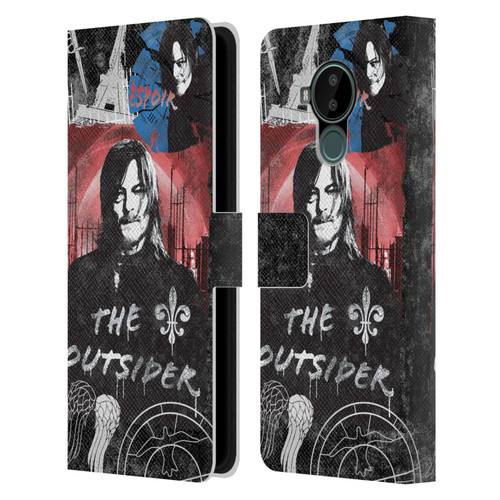 The Walking Dead: Daryl Dixon Graphics The Outsider Leather Book Wallet Case Cover For Nokia C30