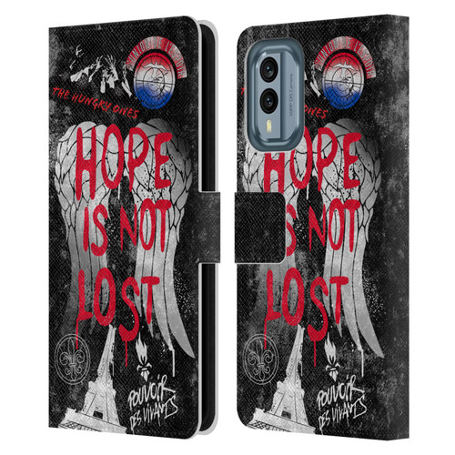 The Walking Dead: Daryl Dixon Graphics Hope Is Not Lost Leather Book Wallet Case Cover For Nokia X30