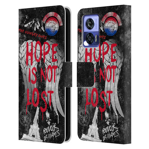 The Walking Dead: Daryl Dixon Graphics Hope Is Not Lost Leather Book Wallet Case Cover For Motorola Edge 30 Neo 5G