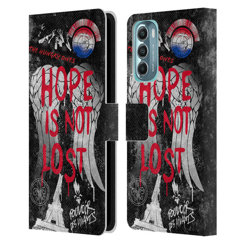 The Walking Dead: Daryl Dixon Graphics Hope Is Not Lost Leather Book Wallet Case Cover For Motorola Moto G Stylus 5G (2022)