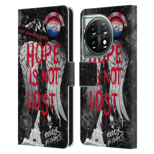 The Walking Dead: Daryl Dixon Graphics Hope Is Not Lost Leather Book Wallet Case Cover For OnePlus 11 5G