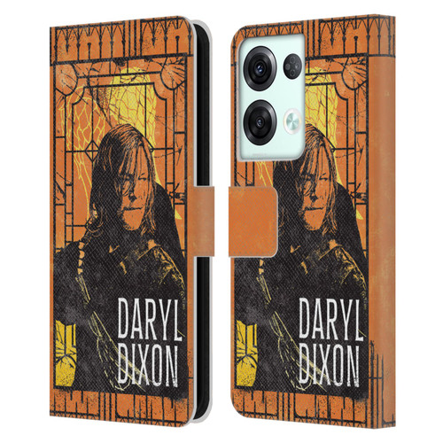 The Walking Dead: Daryl Dixon Graphics Character Art Leather Book Wallet Case Cover For OPPO Reno8 Pro