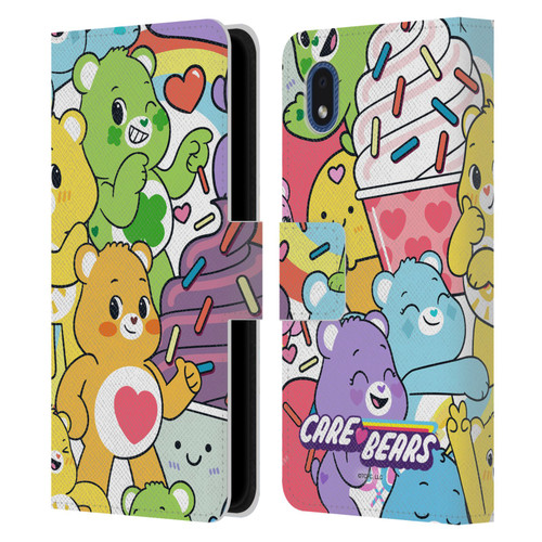 Care Bears Sweet And Savory Character Pattern Leather Book Wallet Case Cover For Samsung Galaxy A01 Core (2020)