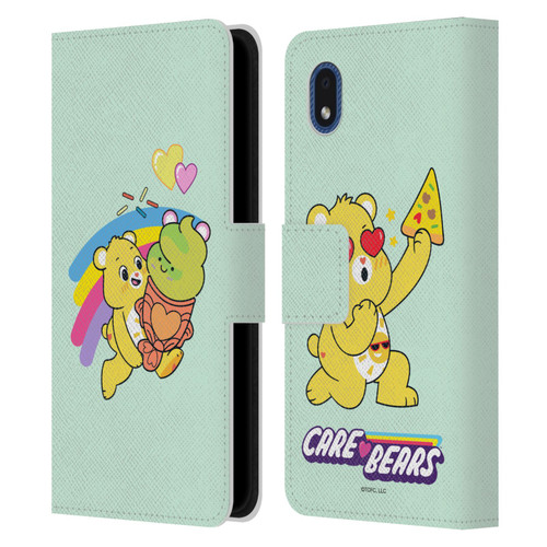 Care Bears Sweet And Savory Funshine Ice Cream Leather Book Wallet Case Cover For Samsung Galaxy A01 Core (2020)