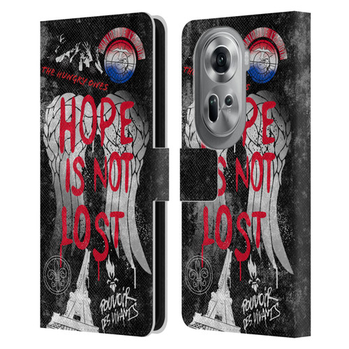 The Walking Dead: Daryl Dixon Graphics Hope Is Not Lost Leather Book Wallet Case Cover For OPPO Reno11 Pro