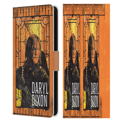 The Walking Dead: Daryl Dixon Graphics Character Art Leather Book Wallet Case Cover For Samsung Galaxy S23 FE 5G