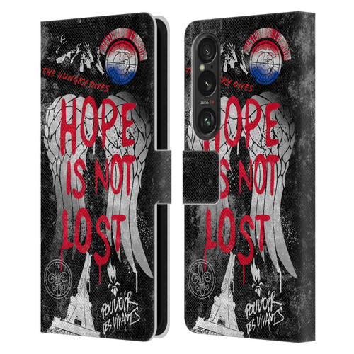 The Walking Dead: Daryl Dixon Graphics Hope Is Not Lost Leather Book Wallet Case Cover For Sony Xperia 1 VI 5G