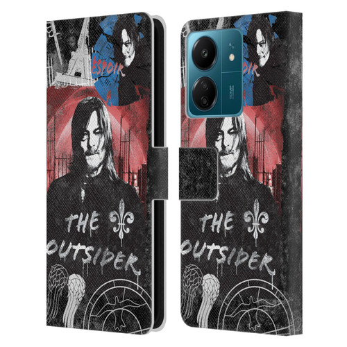 The Walking Dead: Daryl Dixon Graphics The Outsider Leather Book Wallet Case Cover For Xiaomi Redmi 13C 4G