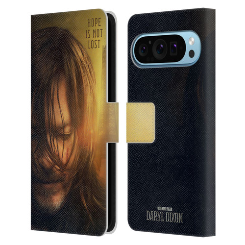 The Walking Dead: Daryl Dixon Key Art Full Face Leather Book Wallet Case Cover For Google Pixel 9 / Pixel 9 Pro
